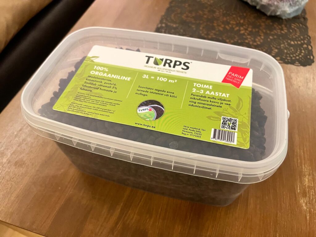kevadväetis turps organic mis on turps