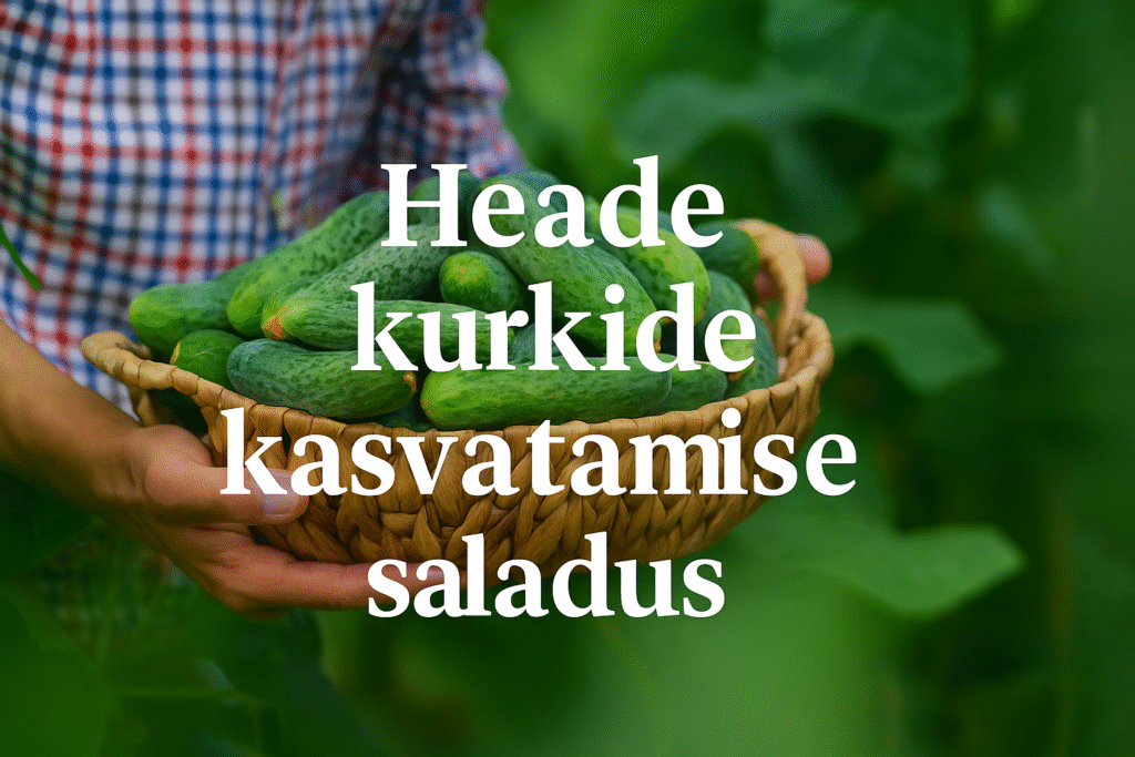 kurkide kasvatamine väetamine kastmine turps